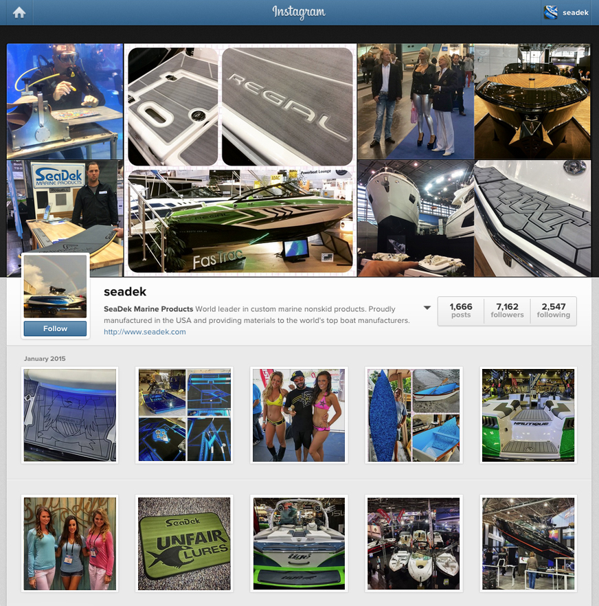Visit SeaDek at the 2015 Miami International Boat Show Booth 1948
