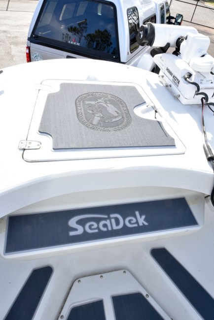 SeaDek on a work boat for thhe county. 