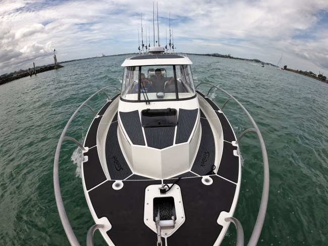 SeaDek on a fishing charter, The Ultimate Charters, in New Zealand