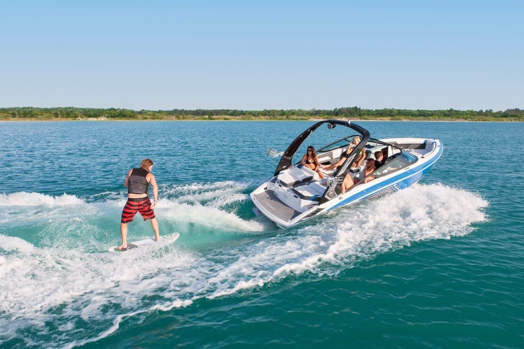 SeaDek on a wake boat. Nautique and Regal Boats