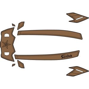 A PCW SeaDek kit in Mocha over Black.