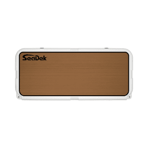 YETI Tundra 160 with a SeaDek Cooler Pad in Mocha over Black.