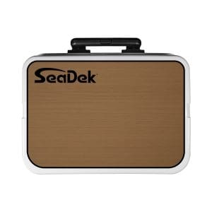 YETI Roadie 60 with a SeaDek Cooler Pad in Mocha over Black.