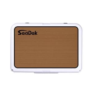 RTIC 20 with a SeaDek Cooler Pad in Mocha over Black.